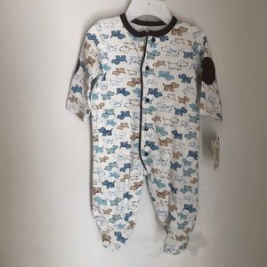 Little Me footed sleeper size 3 months